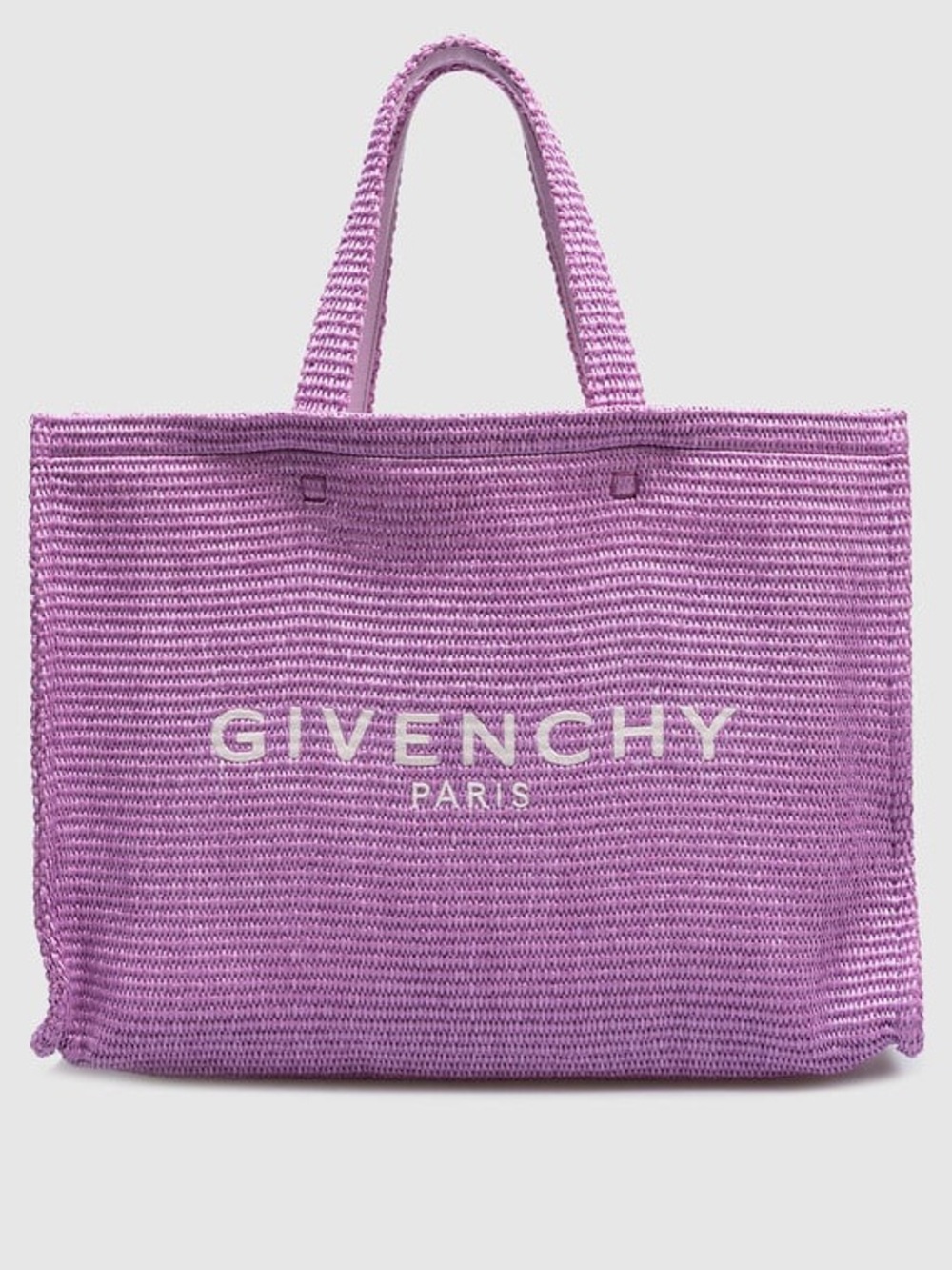 Givenchy Purple G Raffia Medium Tote Bag, Brand New!